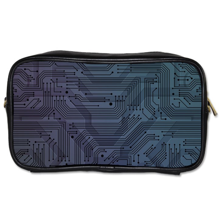 Circuit Board Circuits Mother Board Computer Chip Toiletries Bag (Two Sides)