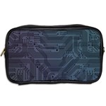 Circuit Board Circuits Mother Board Computer Chip Toiletries Bag (Two Sides) Back