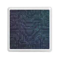 Circuit Board Circuits Mother Board Computer Chip Memory Card Reader (square) by Ravend