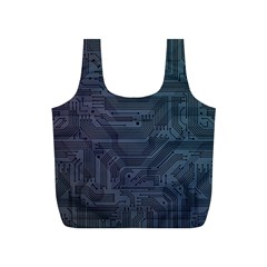 Circuit Board Circuits Mother Board Computer Chip Full Print Recycle Bag (s) by Ravend