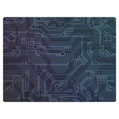 Circuit Board Circuits Mother Board Computer Chip Premium Plush Fleece Blanket (extra Small)