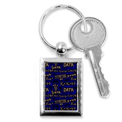 Art Pattern Design Background Graphic Key Chain (rectangle) by Ravend