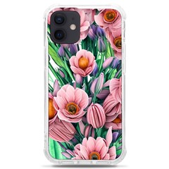 Azure Watercolor Flowers Iphone 12 Mini Tpu Uv Print Case	 by GardenOfOphir