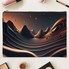 Ai Generated Swirl Space Design Fractal Light Art Cosmetic Bag (xxxl) by Ravend