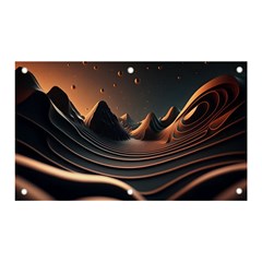 Ai Generated Swirl Space Design Fractal Light Art Banner And Sign 5  X 3  by Ravend