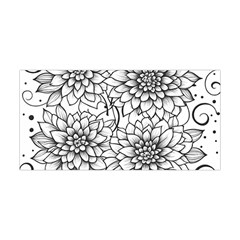 Flowers Template Line Art Pattern Coloring Page Yoga Headband by Ravend