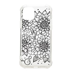 Flowers Template Line Art Pattern Coloring Page Iphone 11 Pro 5 8 Inch Tpu Uv Print Case