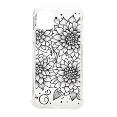 Flowers Template Line Art Pattern Coloring Page Iphone 11 Pro Max 6 5 Inch Tpu Uv Print Case by Ravend