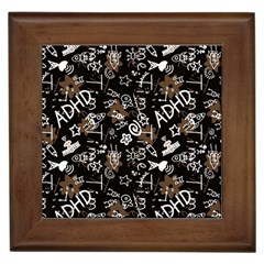 Background Pattern Graphic Beautiful Wallpaper Framed Tile by Ravend