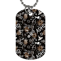 Background Pattern Graphic Beautiful Wallpaper Dog Tag (two Sides) by Ravend