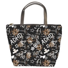 Background Pattern Graphic Beautiful Wallpaper Bucket Bag by Ravend