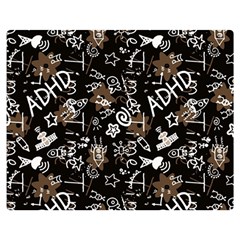 Background Pattern Graphic Beautiful Wallpaper Premium Plush Fleece Blanket (medium) by Ravend