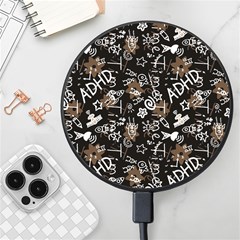 Background Pattern Graphic Beautiful Wallpaper Wireless Fast Charger(black) by Ravend