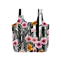 Assorted Watercolor Flowers Full Print Recycle Bag (s) by GardenOfOphir