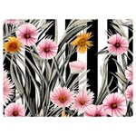 Assorted Watercolor Flowers Premium Plush Fleece Blanket (Extra Small) 40 x30  Blanket Front