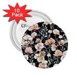 Vibrant And Alive Watercolor Flowers 2.25  Buttons (10 pack)  Front