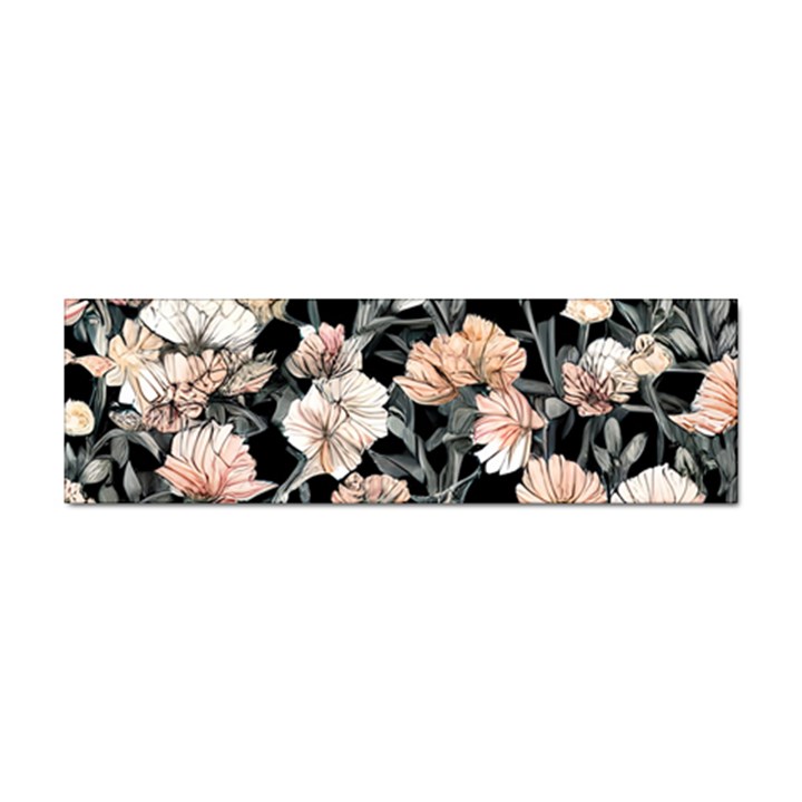 Vibrant And Alive Watercolor Flowers Sticker Bumper (10 pack)