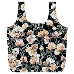 Vibrant And Alive Watercolor Flowers Full Print Recycle Bag (xxxl) by GardenOfOphir