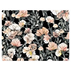 Vibrant And Alive Watercolor Flowers Premium Plush Fleece Blanket (extra Small)