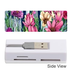 Big And Bright Watercolor Flowers Memory Card Reader (stick) by GardenOfOphir