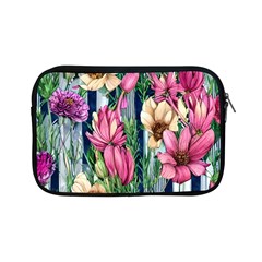 Big And Bright Watercolor Flowers Apple Ipad Mini Zipper Cases by GardenOfOphir