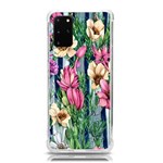 Big And Bright Watercolor Flowers Samsung Galaxy S20Plus 6.7 Inch TPU UV Case Front