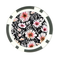 Bountiful Blossoms Poker Chip Card Guard by GardenOfOphir