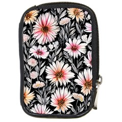 Bountiful Blossoms Compact Camera Leather Case by GardenOfOphir