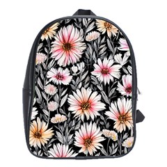 Bountiful Blossoms School Bag (large) by GardenOfOphir