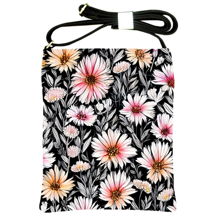 Bountiful Blossoms Shoulder Sling Bag