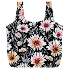 Bountiful Blossoms Full Print Recycle Bag (xl) by GardenOfOphir