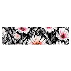 Bountiful Blossoms Oblong Satin Scarf (16  X 60 ) by GardenOfOphir