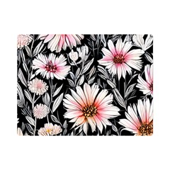 Bountiful Blossoms One Side Premium Plush Fleece Blanket (mini)