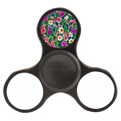 Creative Crimson Crisp Watercolor Flowers Finger Spinner by GardenOfOphir