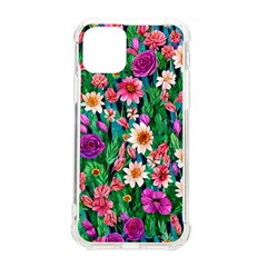 Creative Crimson Crisp Watercolor Flowers Iphone 11 Pro 5 8 Inch Tpu Uv Print Case by GardenOfOphir