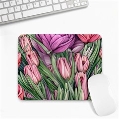 Chic Choice Classic Watercolor Flowers Small Mousepad by GardenOfOphir