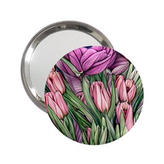 Chic Choice Classic Watercolor Flowers 2 25  Handbag Mirrors by GardenOfOphir