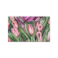 Chic Choice Classic Watercolor Flowers Sticker Rectangular (10 Pack) by GardenOfOphir