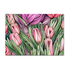 Chic Choice Classic Watercolor Flowers Sticker A4 (10 Pack) by GardenOfOphir