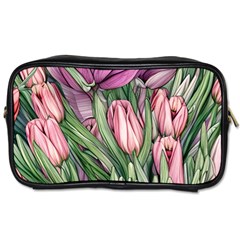 Chic Choice Classic Watercolor Flowers Toiletries Bag (one Side) by GardenOfOphir