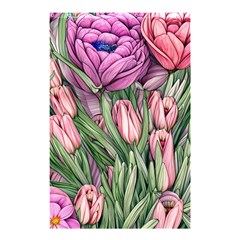 Chic Choice Classic Watercolor Flowers Shower Curtain 48  X 72  (small)  by GardenOfOphir