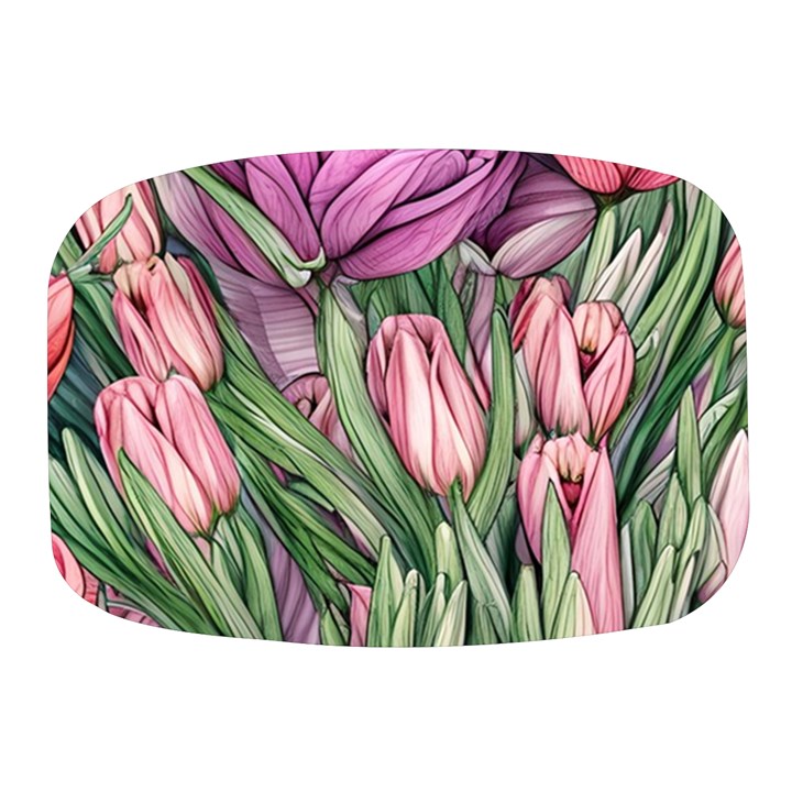 Chic Choice Classic Watercolor Flowers Mini Square Pill Box