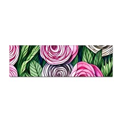 Breathtaking Bright Brilliant Watercolor Flowers Sticker Bumper (100 Pack) by GardenOfOphir