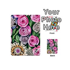 Breathtaking Bright Brilliant Watercolor Flowers Playing Cards 54 Designs (mini)