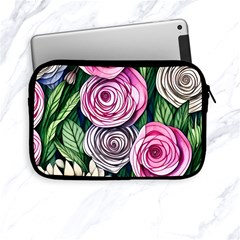 Breathtaking Bright Brilliant Watercolor Flowers Apple Ipad Mini Zipper Cases by GardenOfOphir