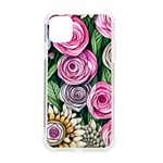 Breathtaking Bright Brilliant Watercolor Flowers iPhone 11 TPU UV Print Case Front