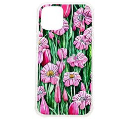 Blushing Bold Botanical Watercolor Flowers Iphone 12 Pro Max Tpu Uv Print Case by GardenOfOphir