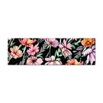 Clustered Watercolor Flowers Sticker Bumper (100 pack) Front