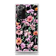 Clustered Watercolor Flowers Samsung Galaxy Note 20 Ultra Tpu Uv Case by GardenOfOphir