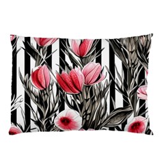 Chic Watercolor Flowers Pillow Case by GardenOfOphir